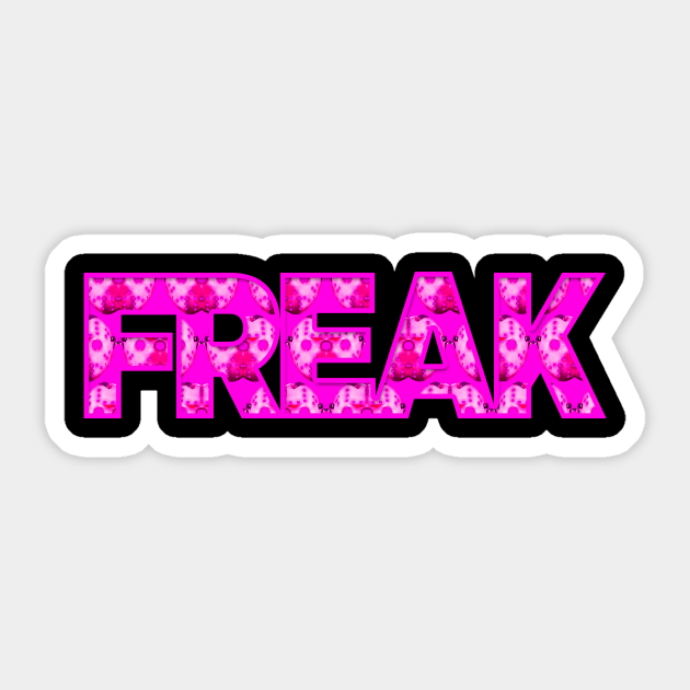 Freak x Jason Voorhees Pink Hero Design | Freak Mask Shutdown by Tyler Tilley (tiger picasso) Sticker by Tiger Picasso